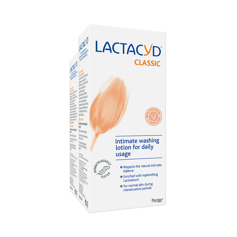 LACTACYD - PROMO PACK Classic Intimate Washing Lotion - 300ml ΜΕ ΔΩΡO Classic Intimate Washing Lotion - 200ml